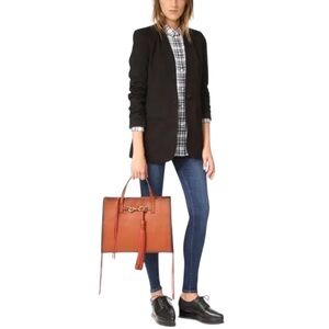 EUC/LIKE NEW Rebecca Minkoff Florence Large In Baked Clay Leather Tote Bag